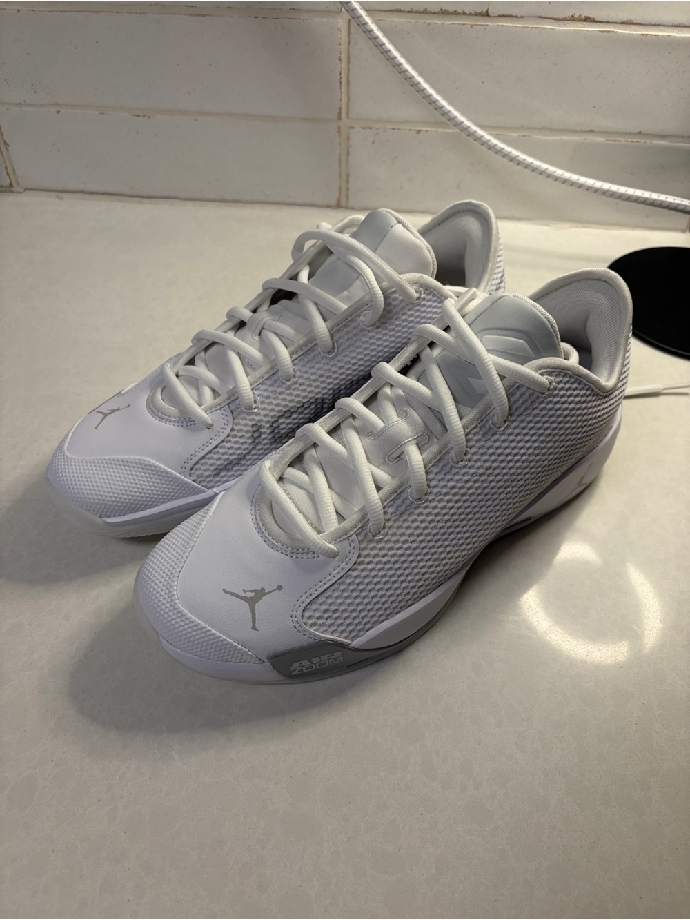 Jordan Men’s White Low-Top Athletic Sneakers